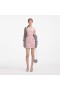 Women Pink Embellished Velvet Mini Dress | Self Portrait Dresses