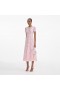 Women Pink Lace Embellished Midi Dress | Self Portrait Dresses