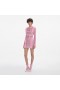 Women Pink Rhinestone Mesh Ruffle Mini Dress Pink | Self Portrait Dresses