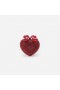 Women Red Crystal Heart Clutch Red | Self Portrait Handbags