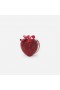 Women Red Crystal Heart Clutch Red | Self Portrait Handbags