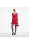 Women Red Pointelle Knit Mini Dress | Self Portrait Dresses