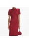 Women Red Rhinestone Mesh Maxi Dress | Self Portrait Dresses