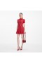 Women Red Sequin Lace Mini Dress | Self Portrait Dresses