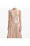 Women Sequin Pearl Trim Midi Dress | Self Portrait Dresses