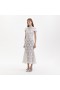 Women White Flower Lace Midi Dress White | Self Portrait Dresses