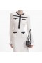 Women White Knit Contrast Trim Midi Dress | Self Portrait Knitwear