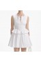 Women White Lace Panel Mini Dress | Self Portrait Dresses