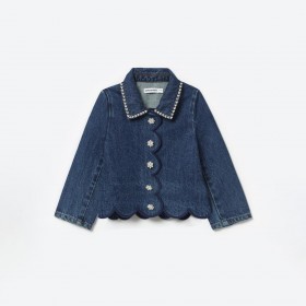 Kids Blue Denim Jacket | Self Portrait