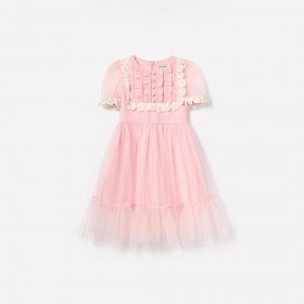 Kids Pink Tulle Dress | Self Portrait