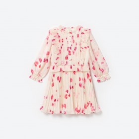 Kids Printed Chiffon Mini Dress | Self Portrait