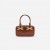 Women Brown Leather Mini Tote Bag | Self Portrait Handbags