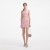 Women Pink Embellished Velvet Mini Dress | Self Portrait Dresses