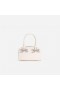  Borsa tote mini in pelle color crema da donna | Self Portrait Handbags