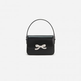  Borsa micro in pelle nera da donna | Borse Self Portrait