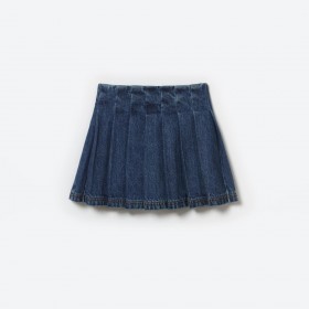  키즈 블루 데님 미니 스커트 | 셀프 포트레이트