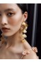  Pendientes florales dorados para mujer | Joyas de autorretrato