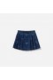Kinder denim rok met strikprint | Zelfportret