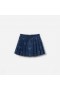 Kinder denim rok met strikprint | Zelfportret