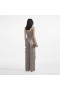 Beige satijnen jumpsuit voor dames | Zelfportret jumpsuits