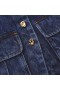  Dames denim jumpsuit met knopen | Zelfportret denim
