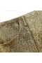 Dames gouden metallic jacquard skort | Self Portrait Bottoms
