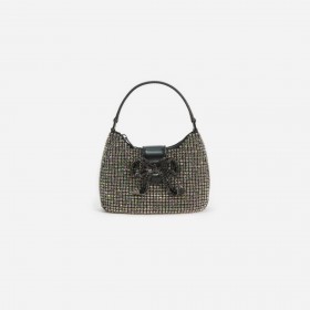 Vrouwen Multi Rhinestone Chainmail Crescent Tas | Zelfportret Handtassen