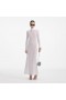  Robe longue blanche en tricot de viscose pour femme | Self Portrait Knitwear