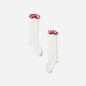  Chaussettes hautes à nœud pour enfant | Autoportrait