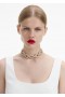  Damen Gold Kristall Glieder Choker | Self Portrait Schmuck