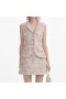  Frauen Pastell Boucle Tailored Minikleid | Self Portrait Kleider