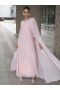  Pinkes Chiffon Cape Midikleid Pink – Self Portrait Damen