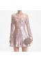  Damen Pailletten Off Shoulder Minikleid | Self Portrait Kleider