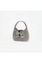  Damen Silber Diamante Crescent Bow Tasche | Self Portrait Handtaschen
